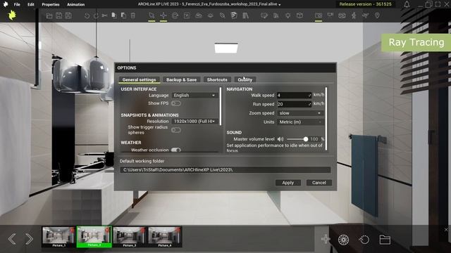 Ray tracing - ARCHLine.XP LIVE 2023 - Tutorial video смотреть онлайн