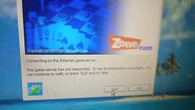 Microsoft internet games server for windows XP connecting error смотреть онлайн