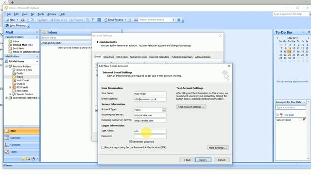 Out Look Setup For Yandex смотреть онлайн