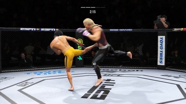 UFC4 Bruce Lee vs Muscle Women EA Sports UFC 4 смотреть онлайн