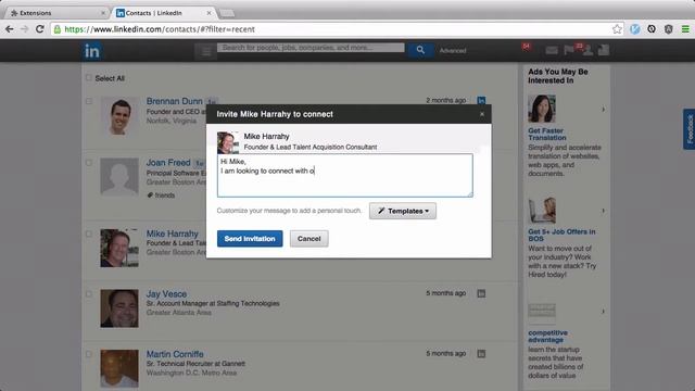 Grow your LinkedIn contacts with the IBeeConnectin Chrome extension смотреть онлайн