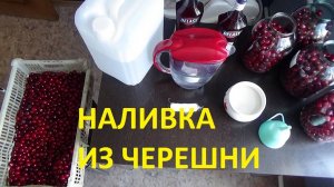 Наливка из черешни. Настойка из красной черешни