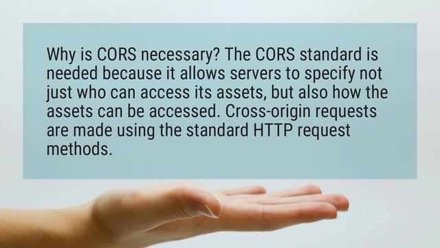 Why do we need Cors? смотреть онлайн