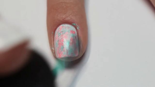 No Tool Matte Dry Brush Nail Art Tutorial смотреть онлайн