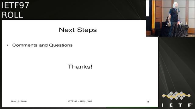 IETF97-ROLL-20161116-1110 смотреть онлайн