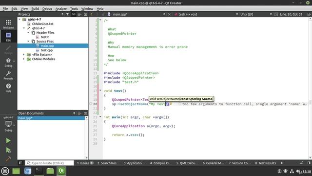 7. QScopedPointer смотреть онлайн
