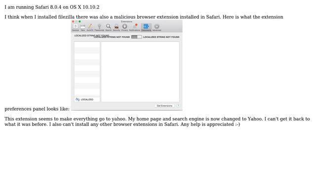 How do you get rid of malicious safari browser extension? смотреть онлайн