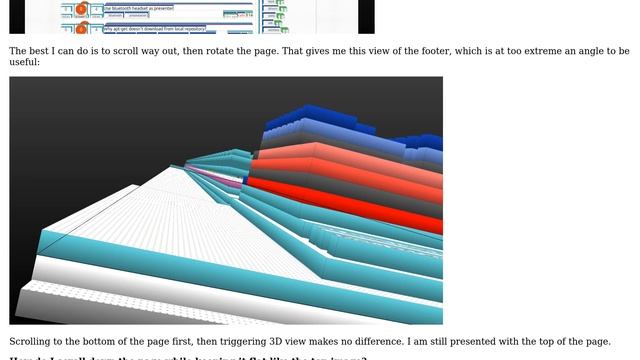 Using Firefox's 3D view, how do I scroll down the page? смотреть онлайн