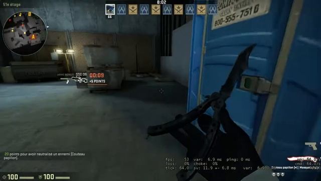 Butterfly Knife Urban Masked Field Tested Showcase смотреть онлайн