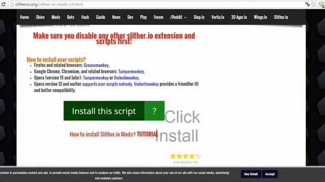 Slither.io Lag Problem FIXED!! (Amazing!!) смотреть онлайн