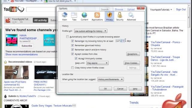 How to not Save History in Firefox смотреть онлайн