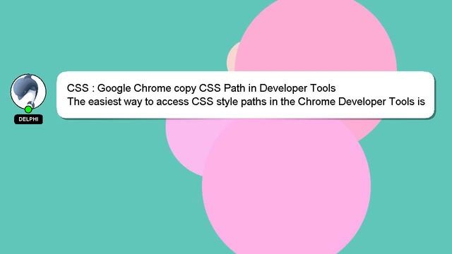 CSS : Google Chrome copy CSS Path in Developer Tools смотреть онлайн