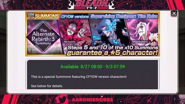 AARONIERO IS COMING BACK! CFYOW 3 WORTH SUMMONING? Bleach: Brave Souls! смотреть онлайн