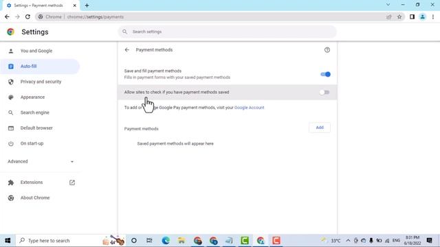 Block sites to check if you have payment methods saved in chrome смотреть онлайн