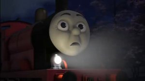 Thomas and Friends : Tale of the Brave - James's Crashes Scene