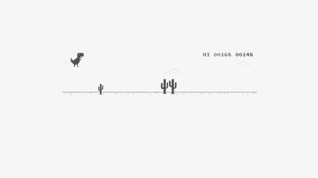 Google Chrome Dinosaur Game смотреть онлайн