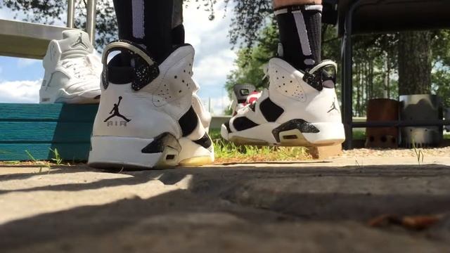 Jordan 6 Oreo on feet смотреть онлайн
