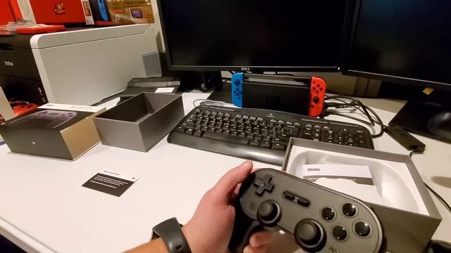 8Bitdo SN30 Pro+ Switch Pro Controller Unboxing initial review смотреть онлайн