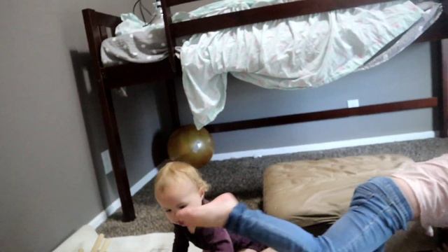 Cute Baby Aubrey Sounds Like a Little Lion Cub!! A Special Suprise From Her Big Brother Ethan!!