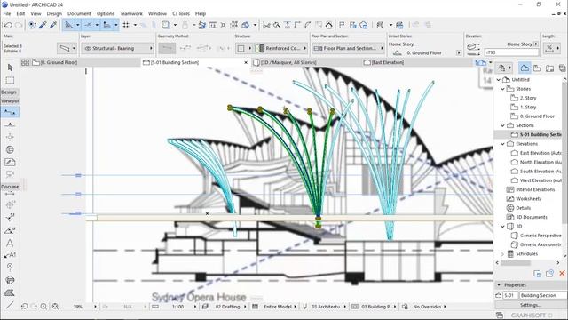 How to model Sydney opera building using Archicad? episode one смотреть онлайн