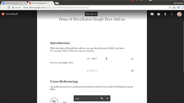 LaTeX in Google Docs | Docx2Latex Add-on смотреть онлайн