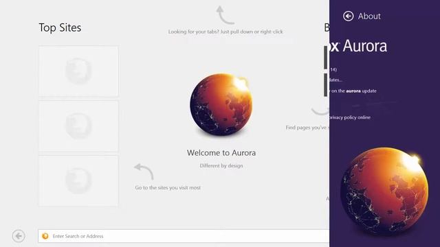 Firefox Metro - Swiping About Information (Bug # 972906) смотреть онлайн