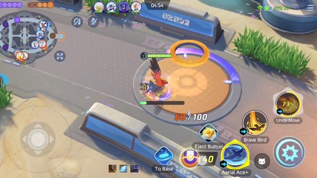 Pokemon Unite Mobile | Talonflame (Aerial Ace + Brave Bird) Gameplay смотреть онлайн
