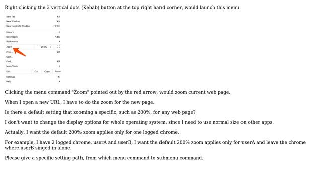 Is there a way to set chrome zoom 200% for any web page? смотреть онлайн