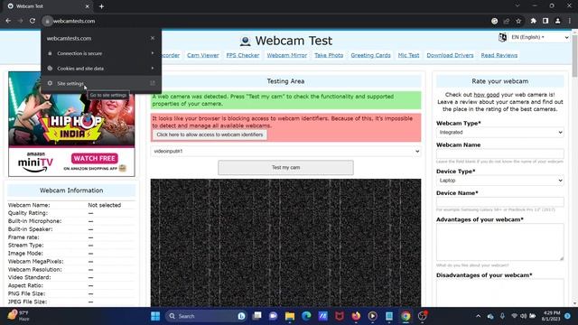 ALLOW or BLOCK Camera Access in Google Chrome [English] смотреть онлайн