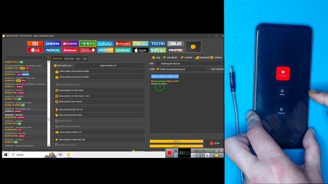 Realme 8 RMX3085 Frp Reset With UnlockTool Android 12 & 13