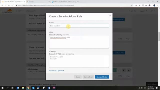 How to restrict access via Cloudflare with Zone Lockdown rules смотреть онлайн