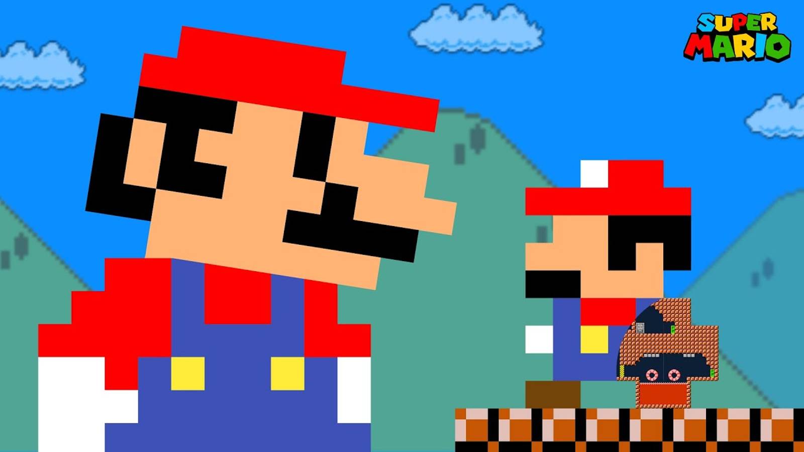 MarioCraft - Mario и крошечный лабиринт Mario смотреть онлайн
