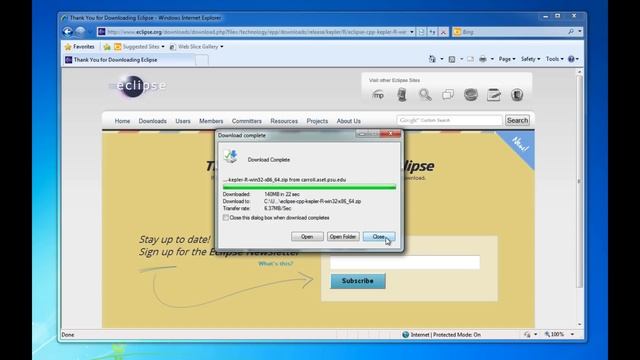 Installing Eclipse CDT on Windows 7 смотреть онлайн