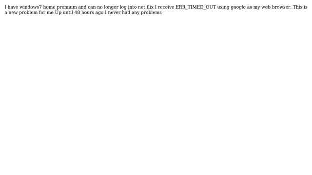 ERR_TIMED_OUT on google chrome смотреть онлайн