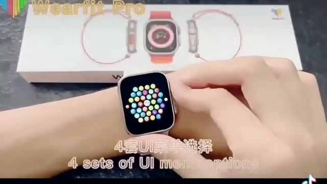 For iPhone series S8 Ultra Smart Watch Series 8 49mm Titanium Alloy Body 2.0" Retina Screen BT Call смотреть онлайн