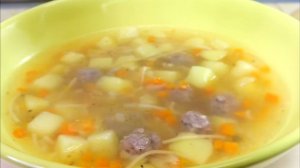 Суп с фрикадельками