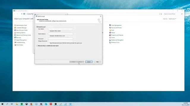 Create new Mail (outlook) profile Windows 10 смотреть онлайн