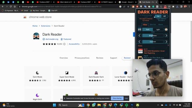 How to use DARK MODE in Google Chrome | Dark Reader | Dark mode new method 2023 смотреть онлайн