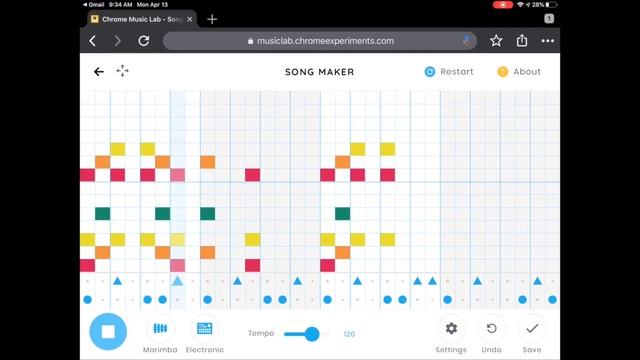 Tutorial: Chrome Music Lab "Song Maker" смотреть онлайн