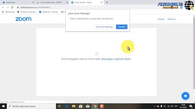 10 Manejo de la Extensión de ZOOM para Chrome смотреть онлайн