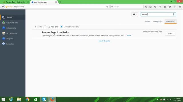 Mozilla Tamper Data Fix смотреть онлайн