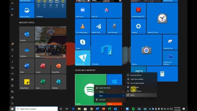 How to Turn On Live Tile On Windows 10 | In Just 1 Minute | GENIUS TUBE смотреть онлайн