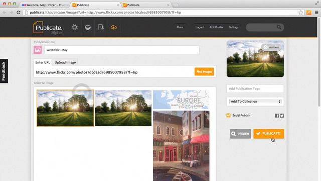 Using the Publicate.it Button in Chrome (Mac) смотреть онлайн