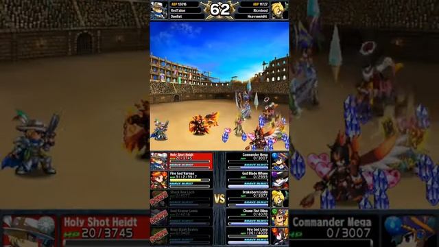 [Brave Frontier] Fire god lava vs Flame god vargas смотреть онлайн