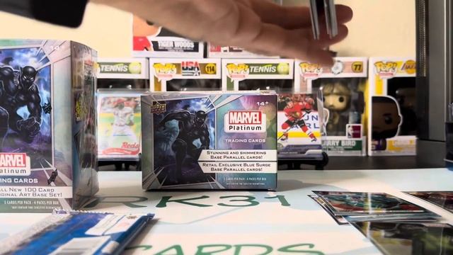 2023-24 Upper Deck Marvel Platinum Blaster Box Break смотреть онлайн