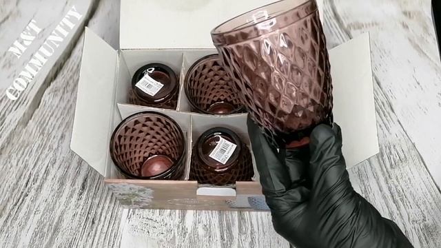 Набор стаканов La Mediterranea Sidari 6 шт. 270 мл цвет – фиолетовый