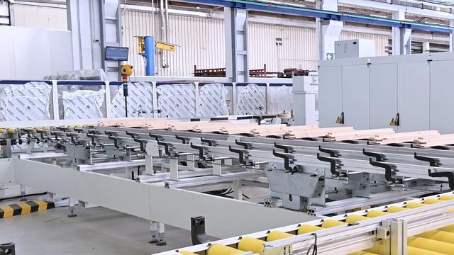 SCM SYSTEM 8 - windows & doors integrated line with automatic loading station смотреть онлайн