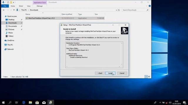 Cara install Minitool Partition Wizard 10 di Windows 10 смотреть онлайн