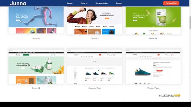 Junno - Multipurpose WooCommerce WordPress Theme woocommerce theme fashion theme Build Website смотреть онлайн