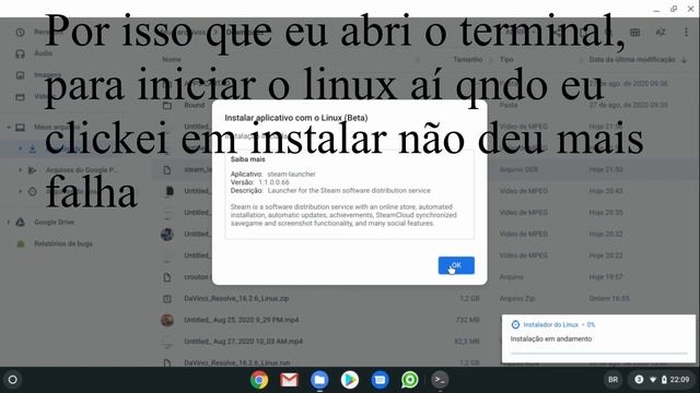 Instalando a Steam no Crome OS! Tutorial 2020 смотреть онлайн